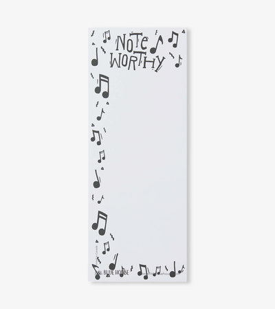 Bloc-notes aimanté – Notes de musique « Note Worthy »