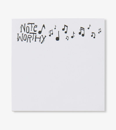 Papillons adhésifs amovibles – Notes de musique « Note Worthy »