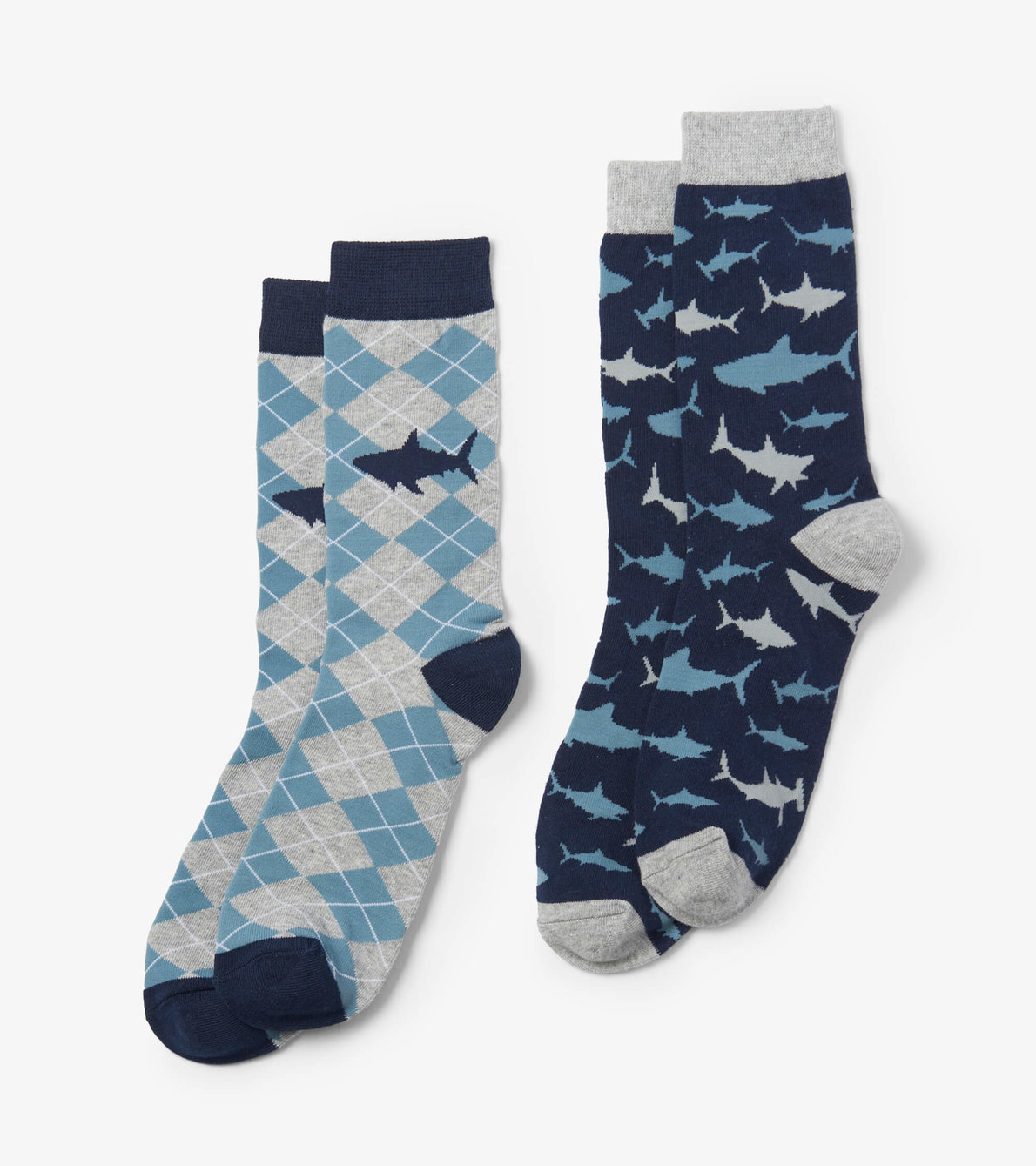 Agrandir l'image de Lot de chaussettes pour homme – Requins océaniques