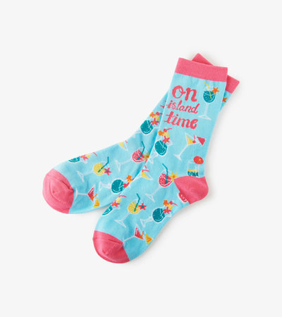 Chaussettes pour femme – Plage « On Island Time »