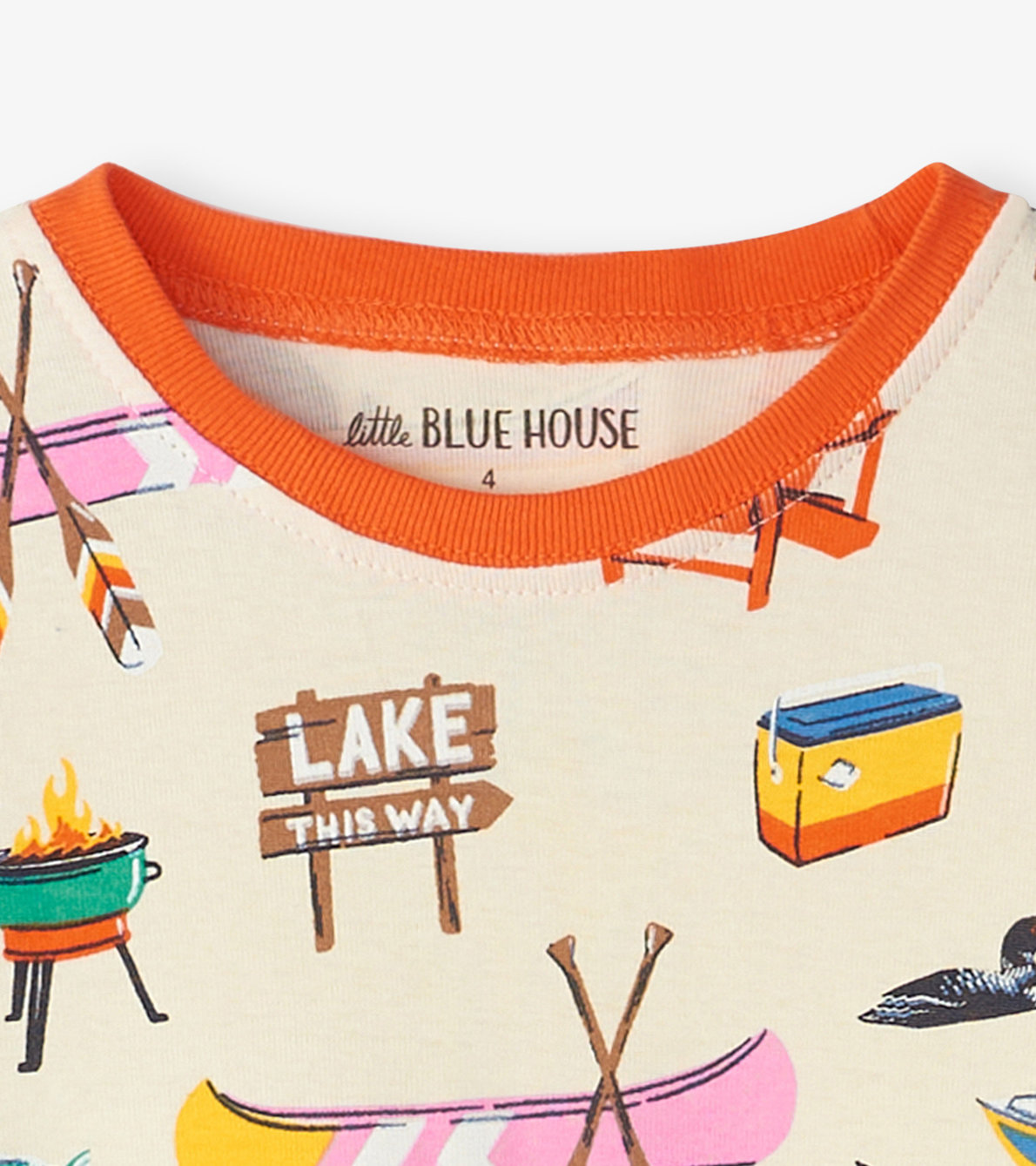 View larger image of On The Lake Kids Pajama Set