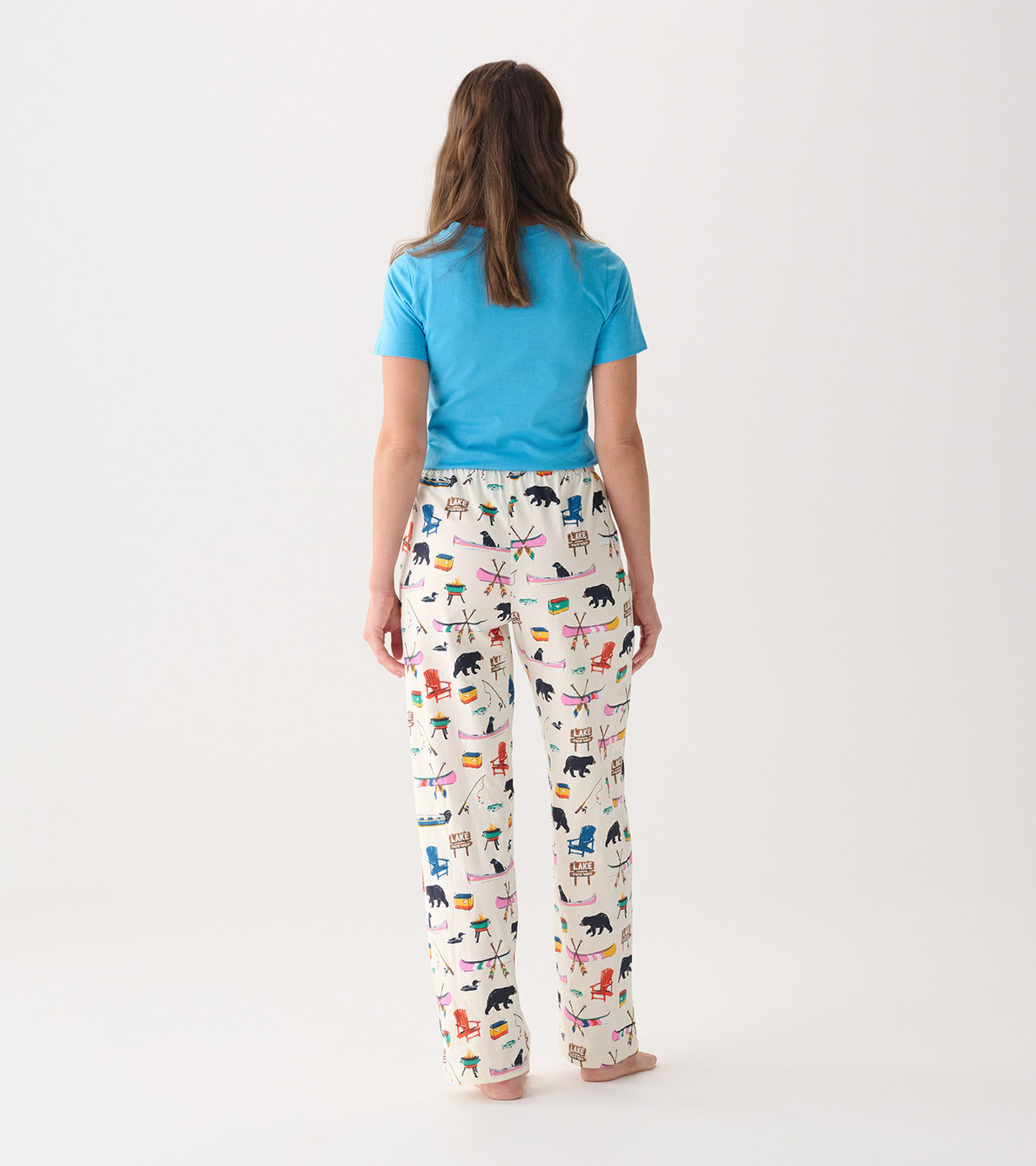 Agrandir l'image de Pantalon de pyjama en jersey pour femme – Sur le lac