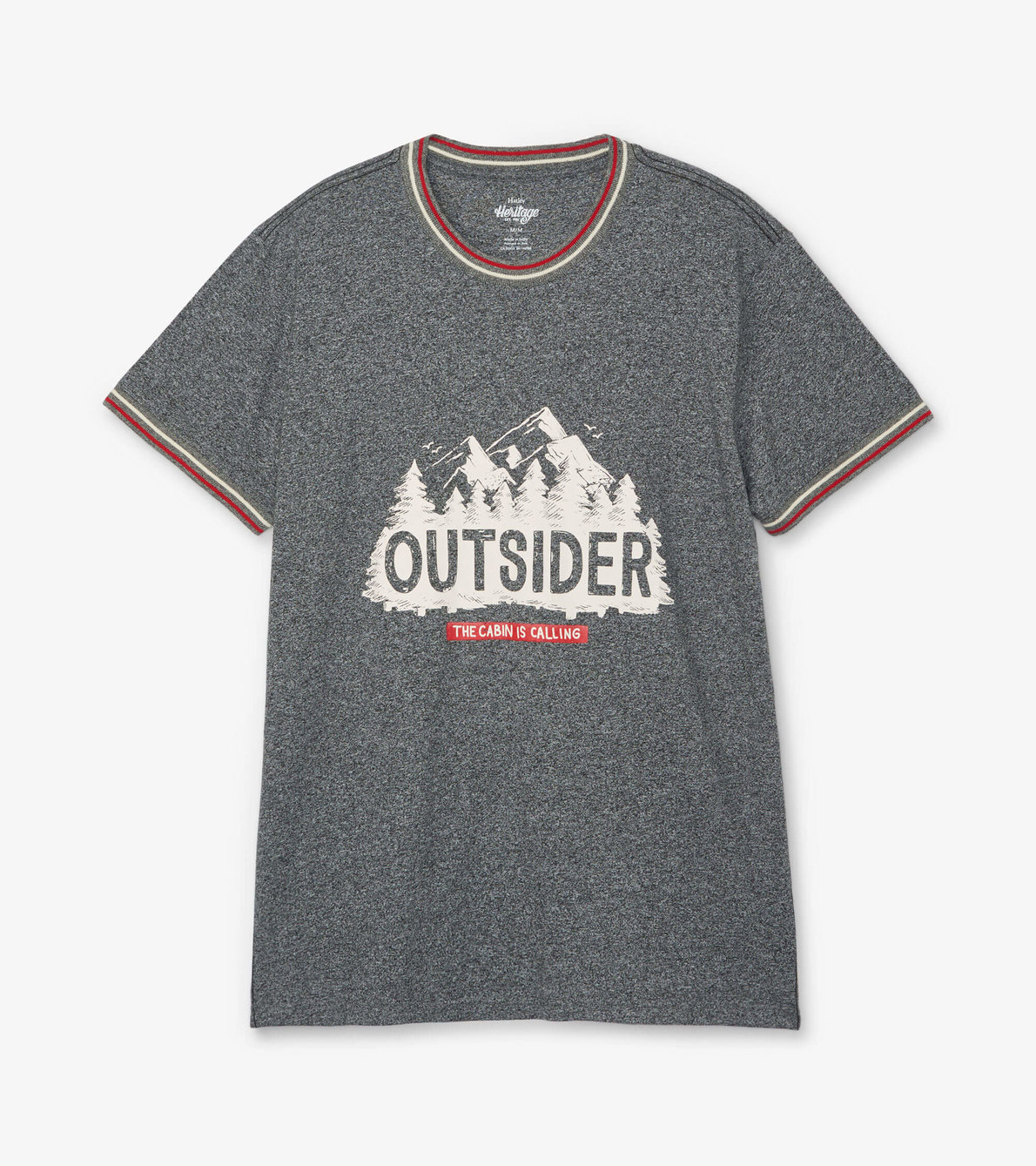 Agrandir l'image de T-shirt pour homme collection Heritage – Forêt « Outsider »
