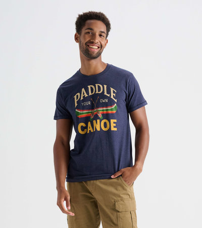T-shirt pour homme – Canoë « Paddle Your Own Canoe »