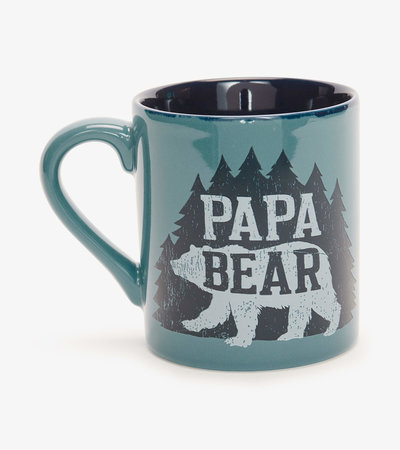 Mama + Papa Bear Mugs - Blue Windows