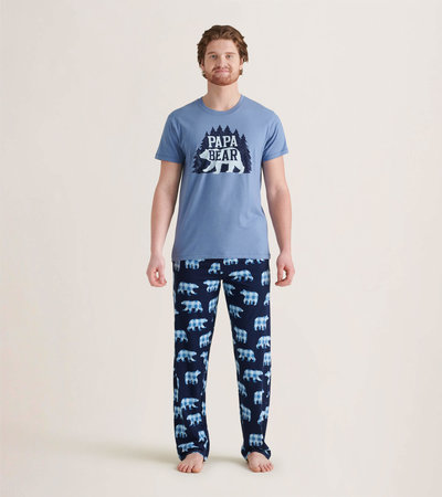 Papa Bear Men's Tee and Pants Pajama Separates