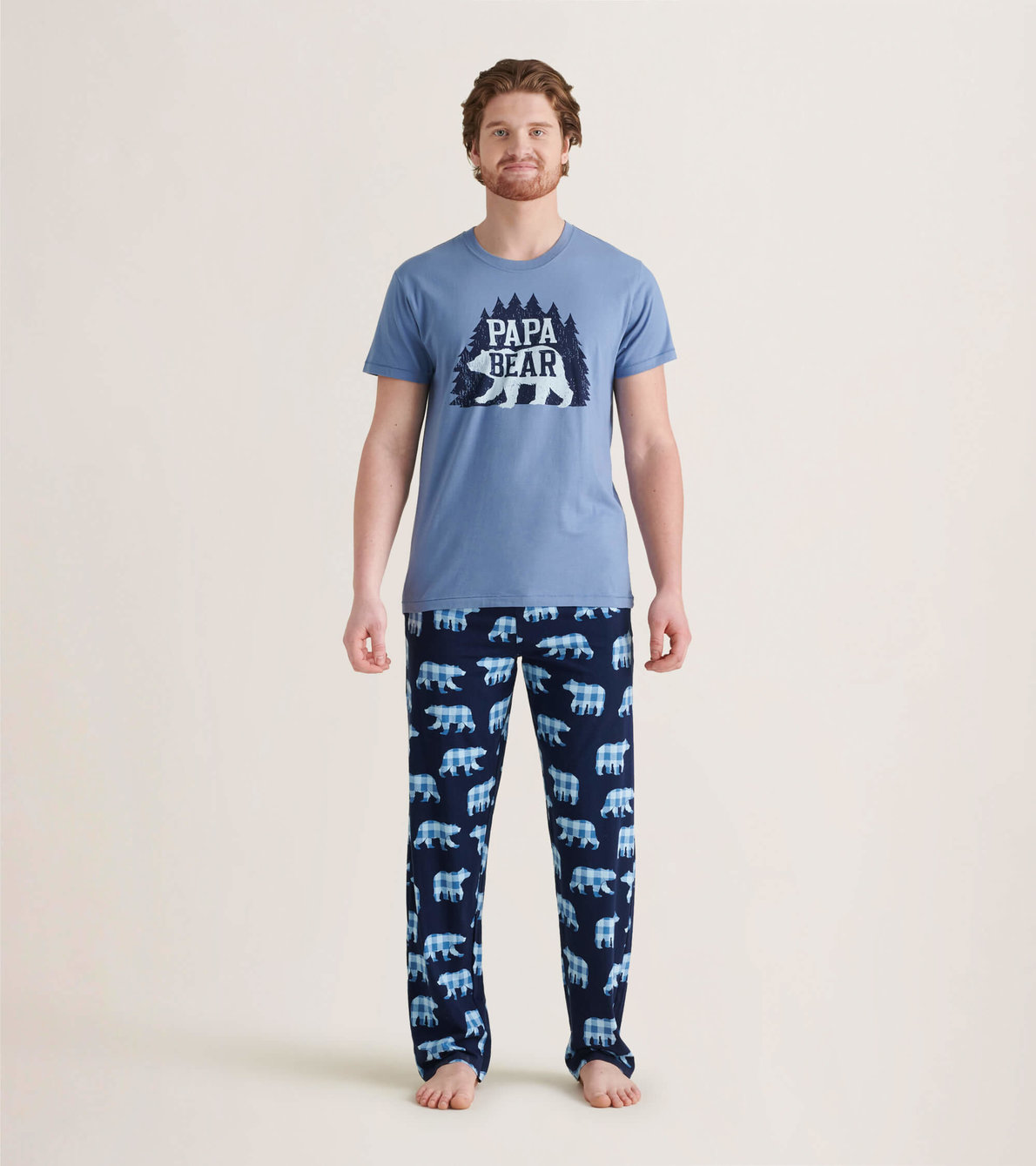 Agrandir l'image de Ensemble de t-shirt et pantalon interchangeables pour homme - Papa ours