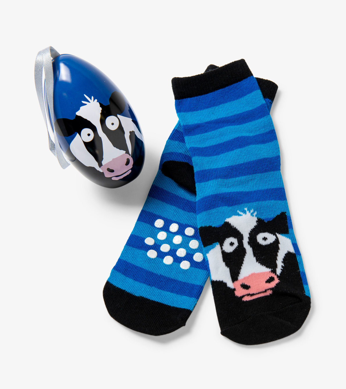 View larger image of Pasture Cow Kids Socks In Eggs