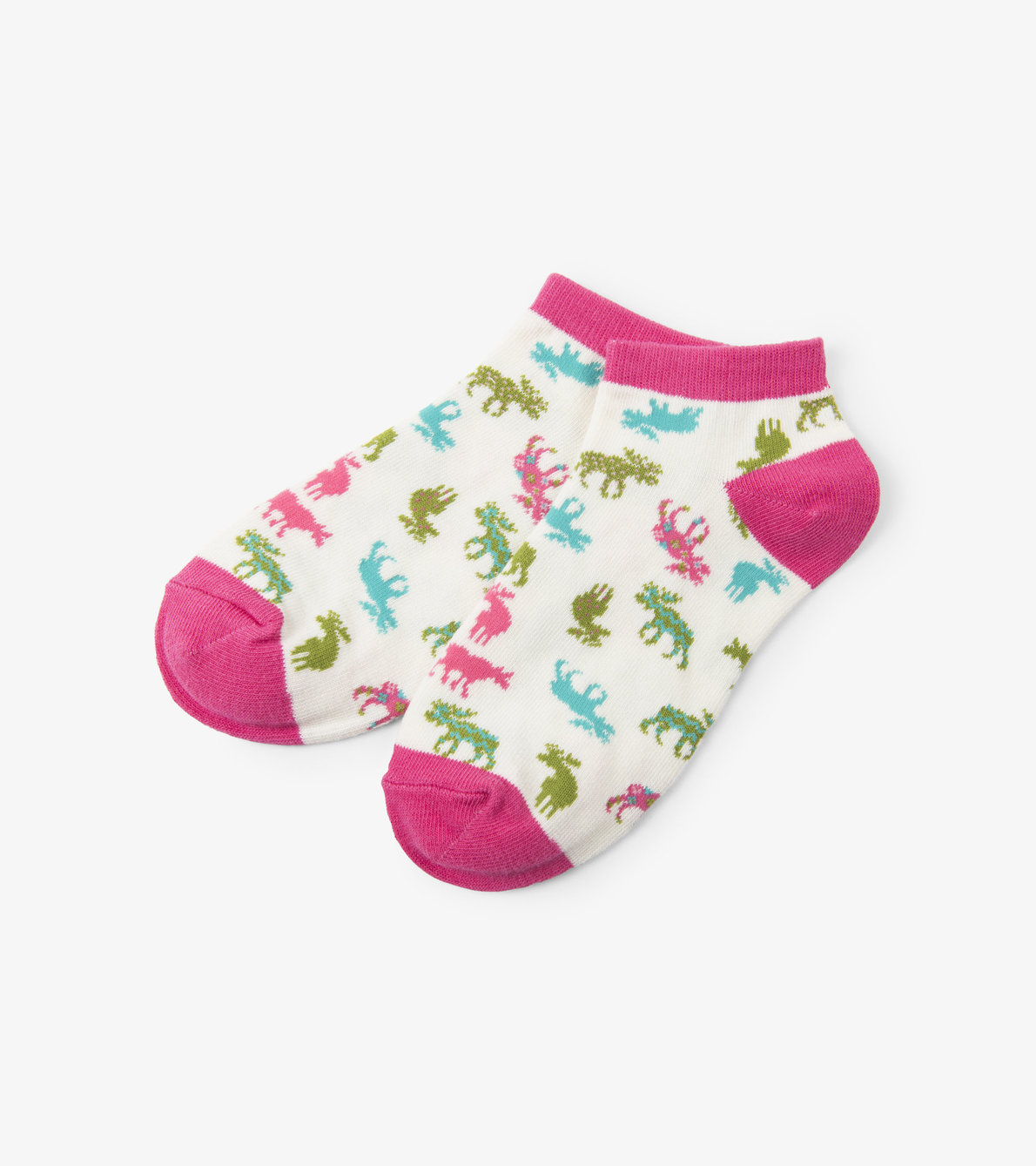 View larger image of Patterned Moose Women's Ankle Socks
