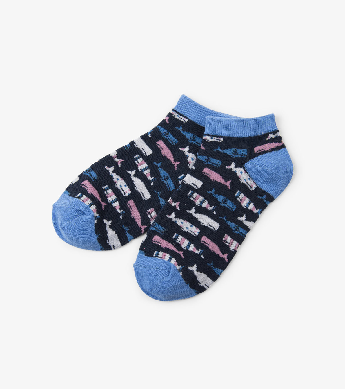 View larger image of Patterned Whales Women's Ankle Socks