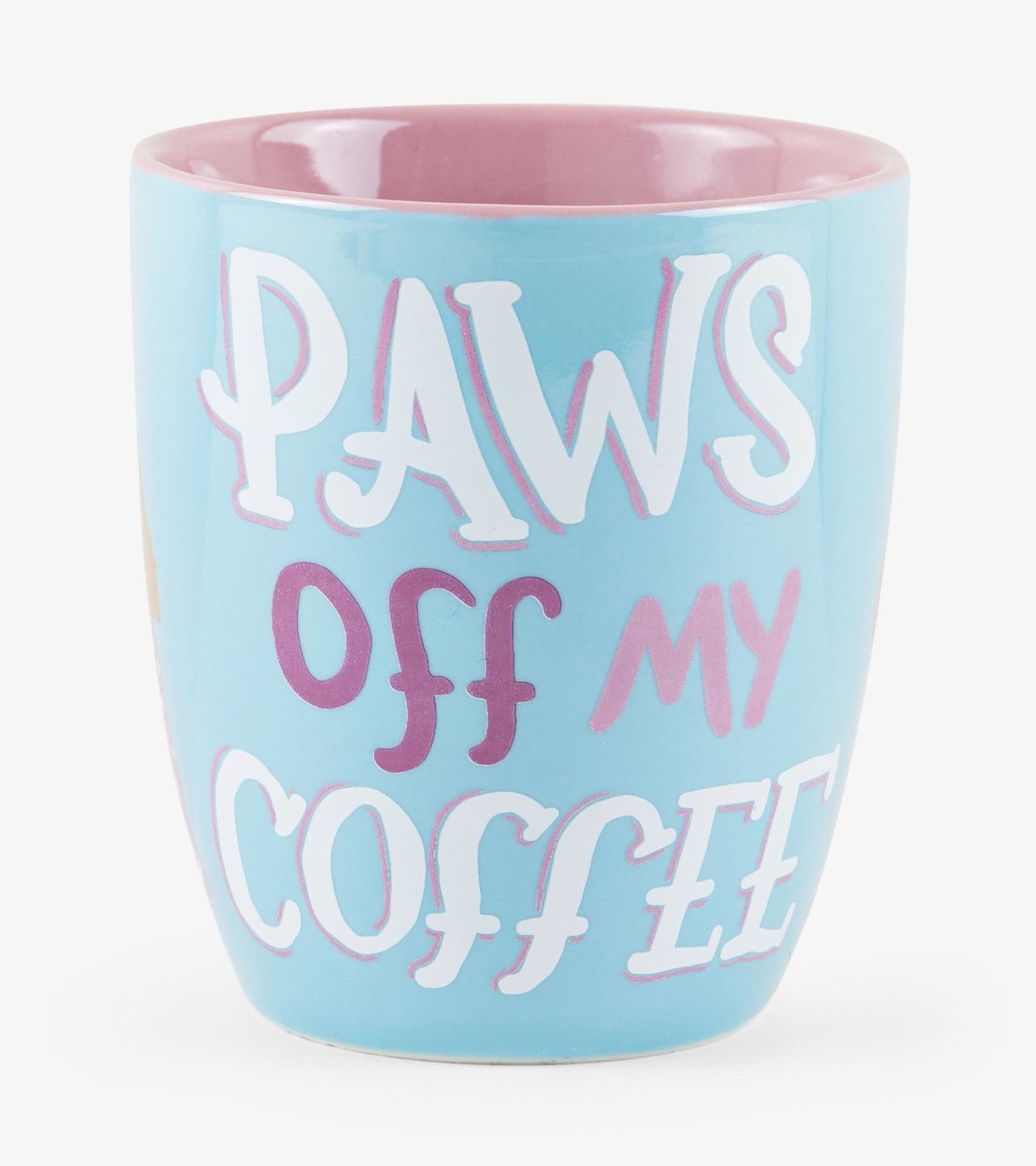 View larger image of Paws Off My Coffee Curved Ceramic Mug