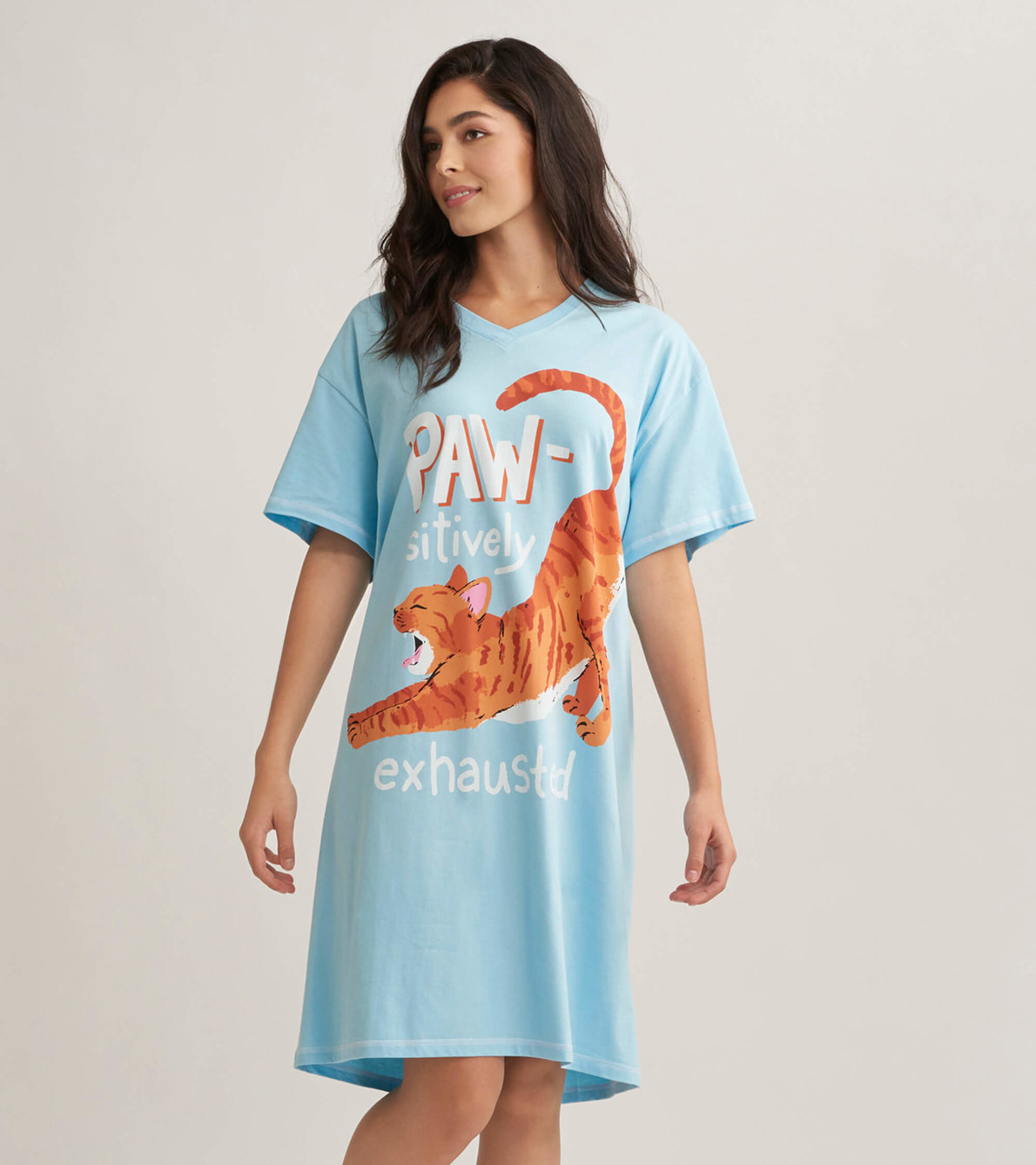 View larger image of PAWsitively Exhausted Women's Sleepshirt