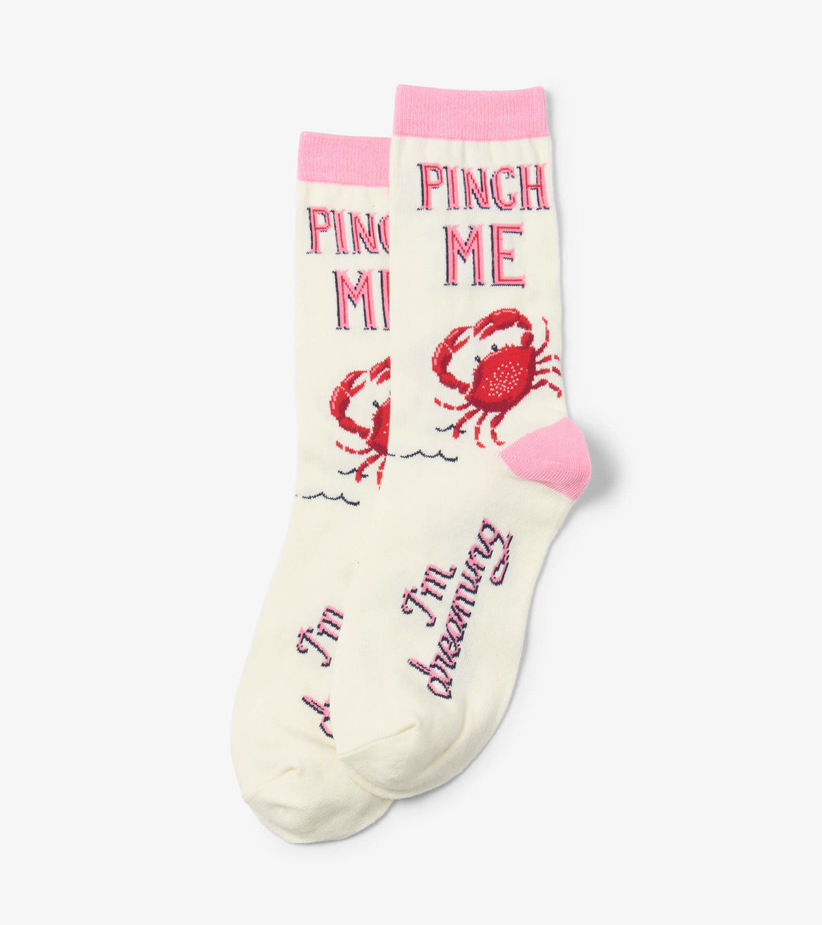 Agrandir l'image de Chaussettes pour femme – Crabe « Pinch Me »