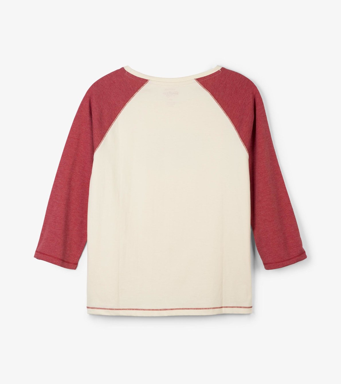 Agrandir l'image de T-shirt à manches raglan pour femme collection Heritage – Ours rose