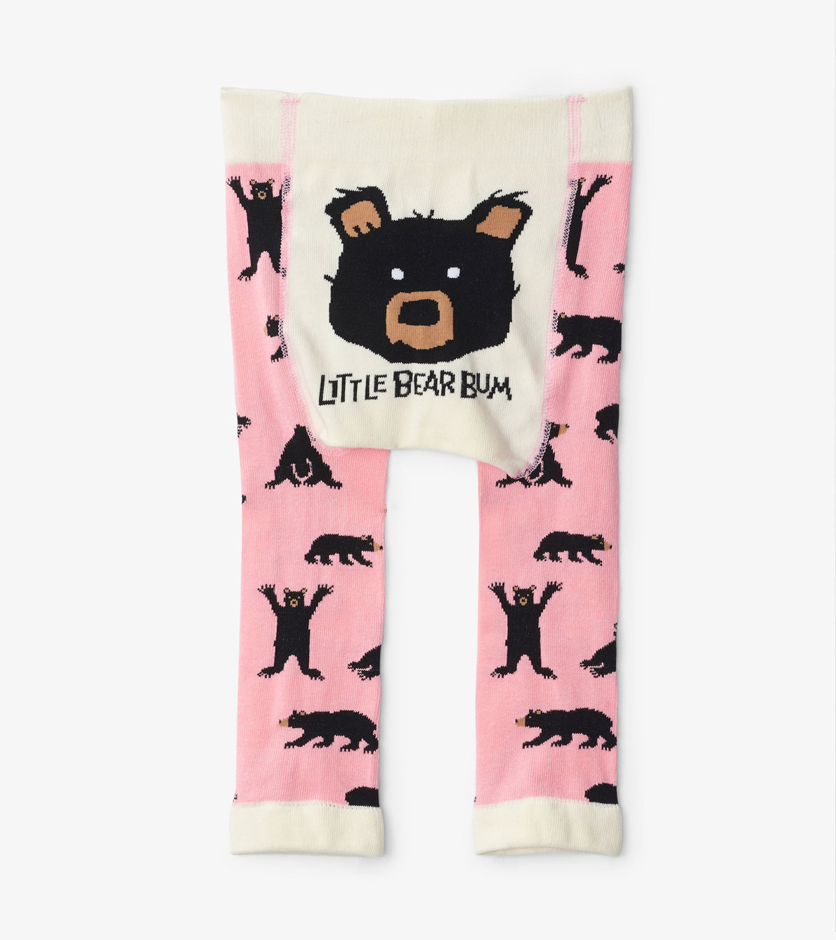 View larger image of Pink Bears Baby Tights