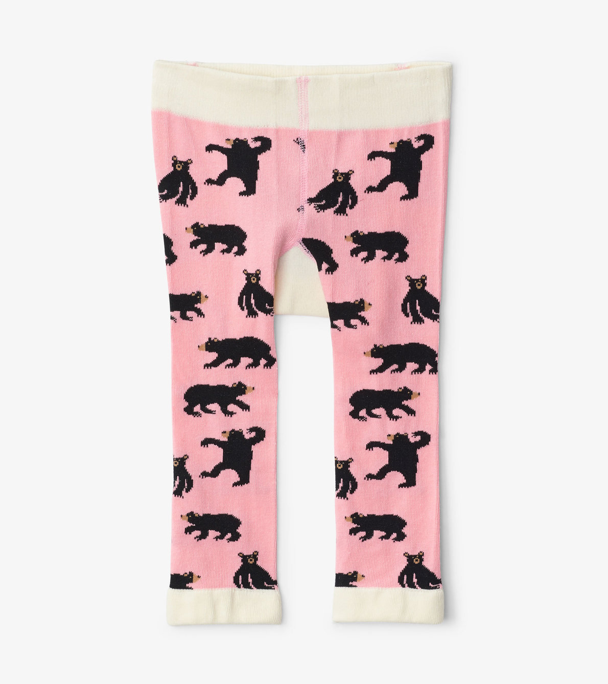 View larger image of Pink Bears Baby Tights