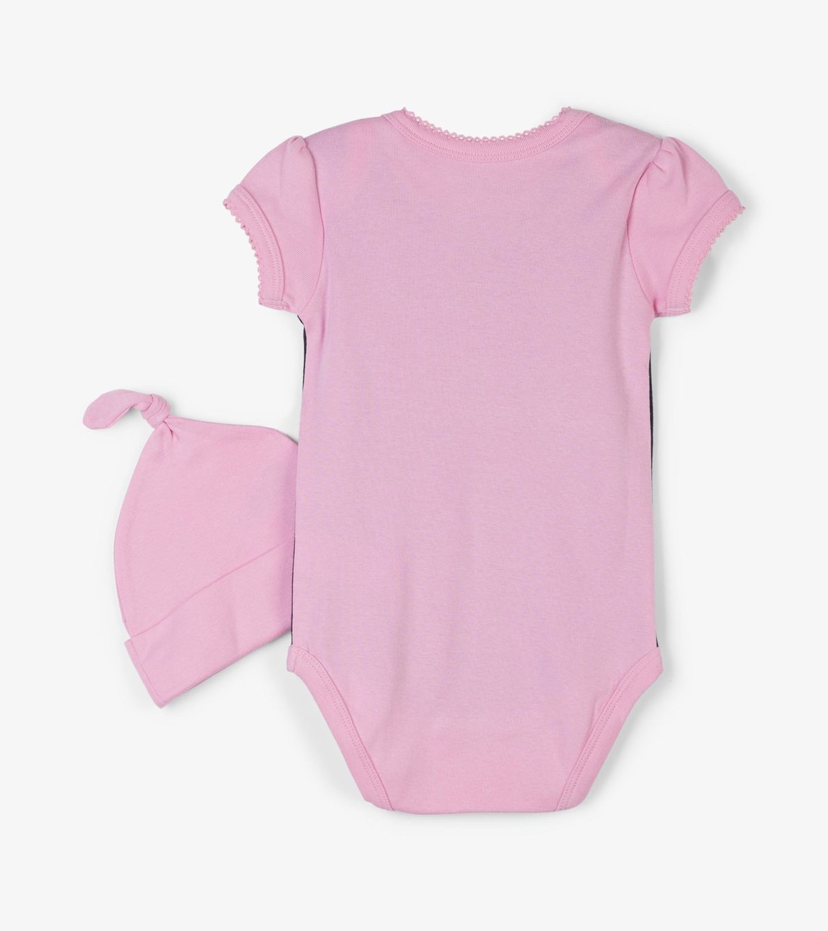 View larger image of Pink Heart Breaker Baby Bodysuit with Hat