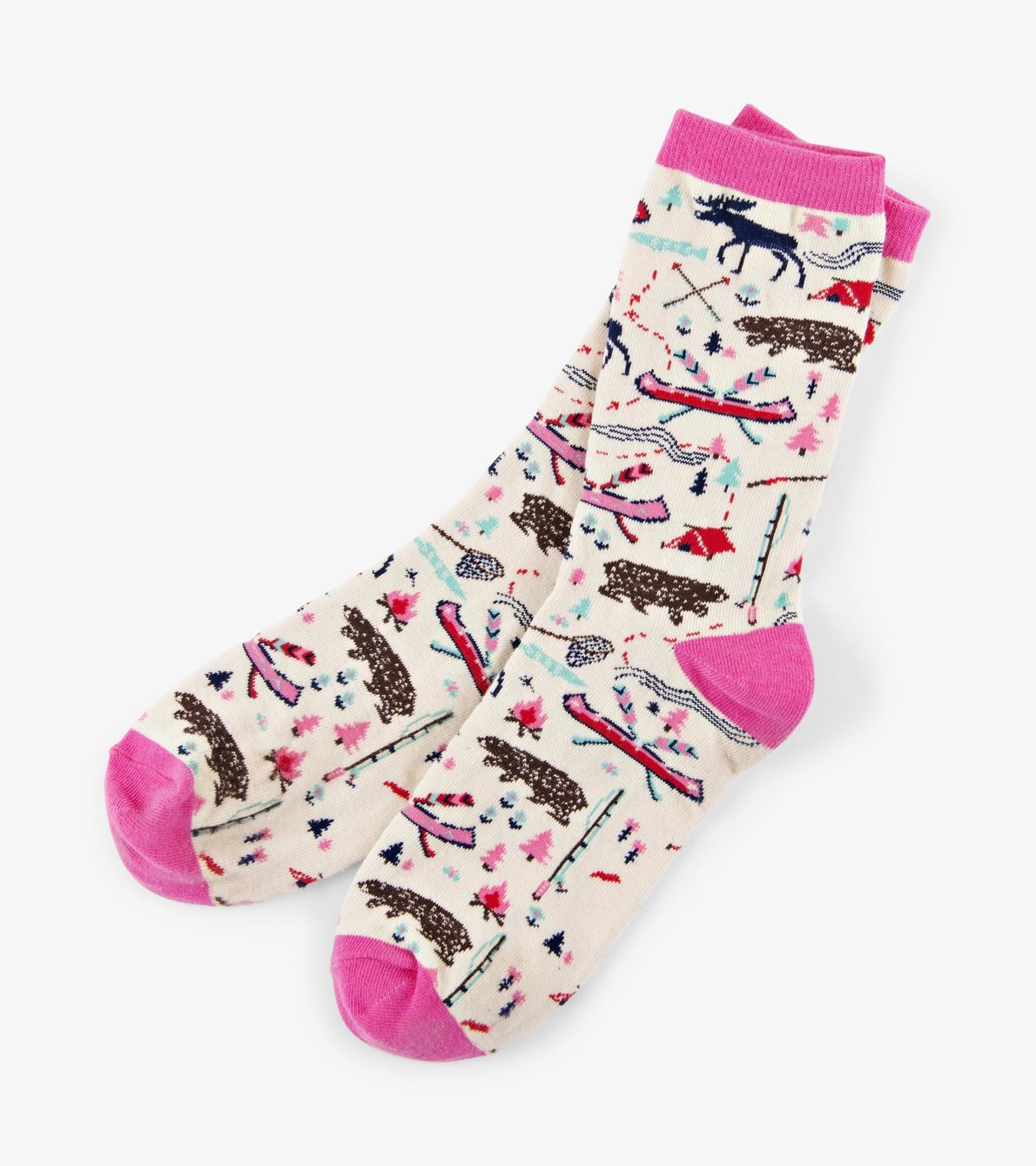 View larger image of Pretty Sketch Country Women's Crew Socks