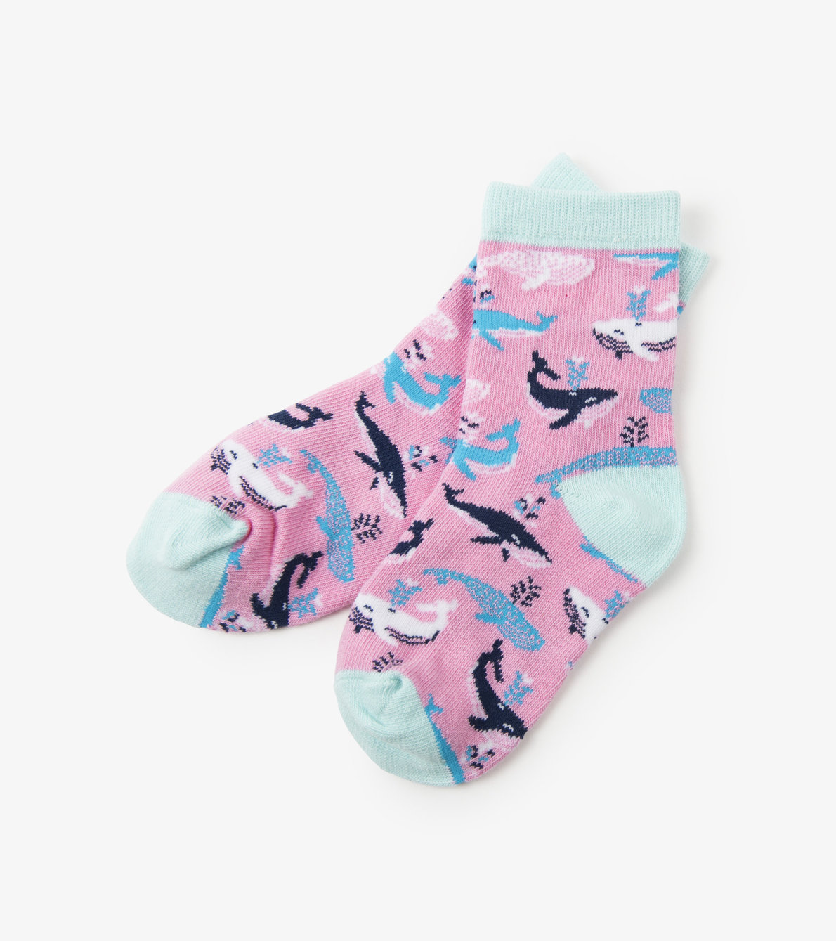 View larger image of Pretty Whales Kids Crew Socks