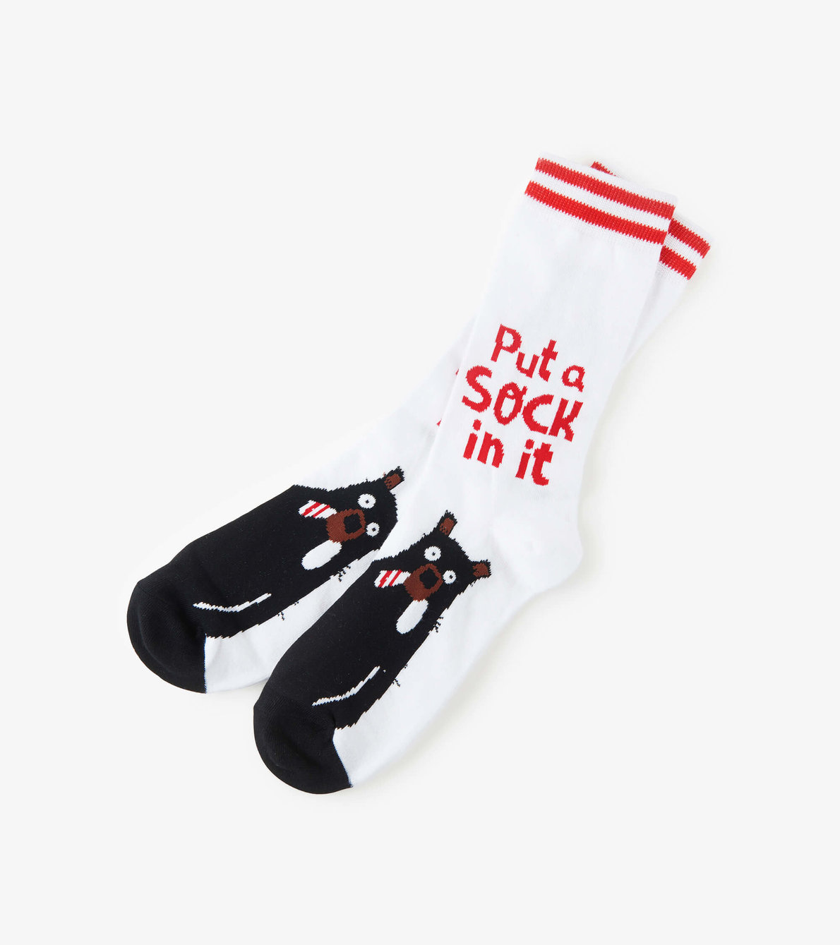 View larger image of Put a Sock in it Men's Crew Socks