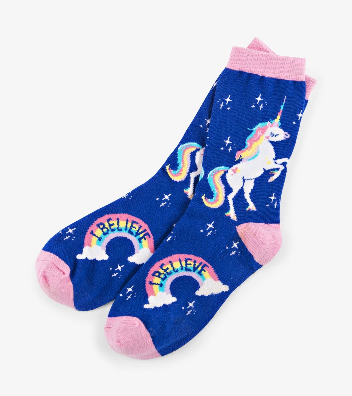 View larger image of Rainbow Unicorns Women's Crew Socks