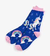 Rainbow Unicorns Women's Crew Socks
