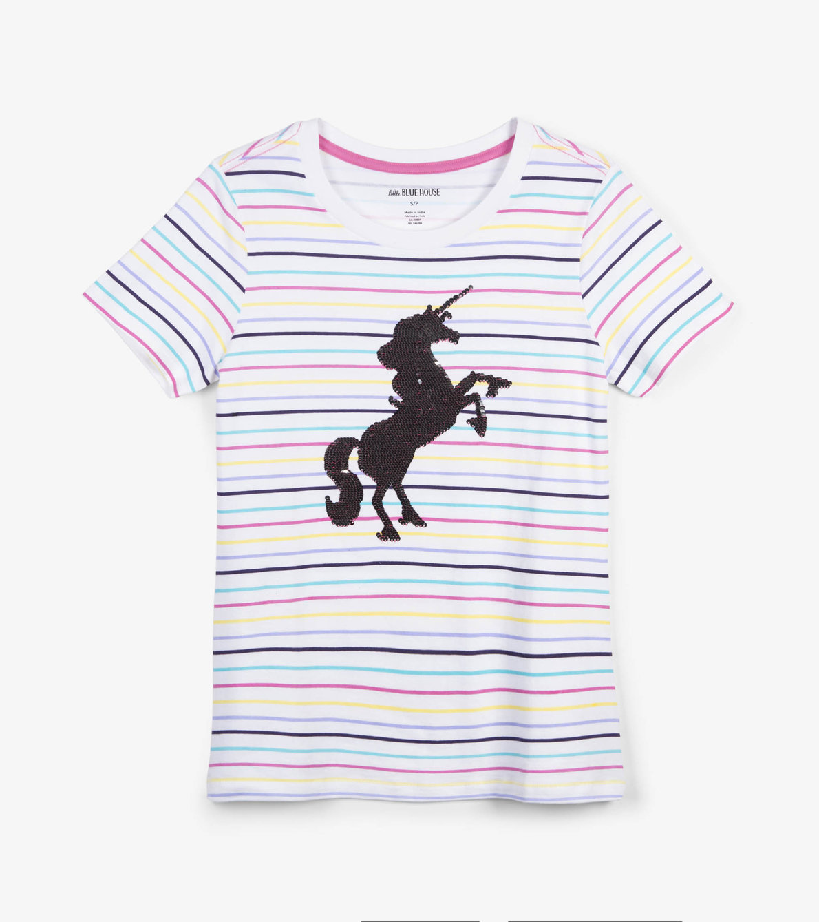 View larger image of Rainbow Unicorns Women's Flip Sequin Pajama Tee