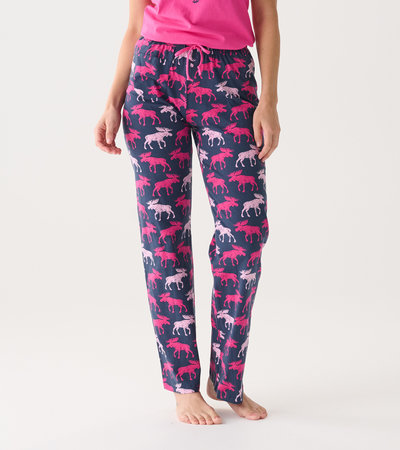 Raspberry Moose Women's Jersey Pajama Pants