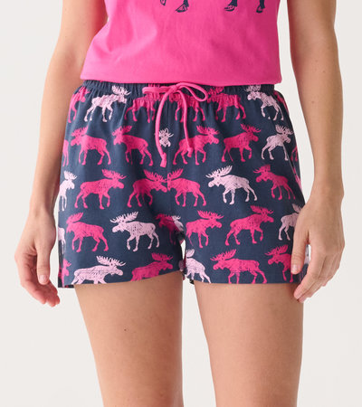 Raspberry Moose Women's Sleep Shorts