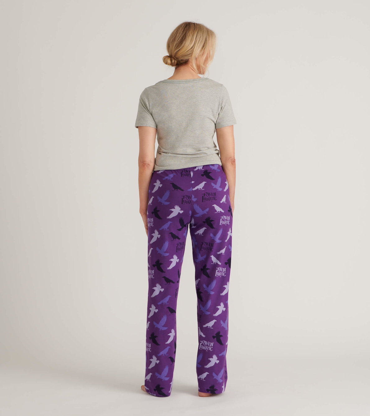 View larger image of Raven Lunatic Women's Tee and Pants Pajama Separates