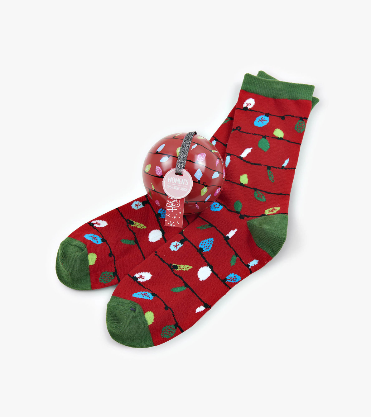 View larger image of Red Northern Lights Women's Socks in Balls