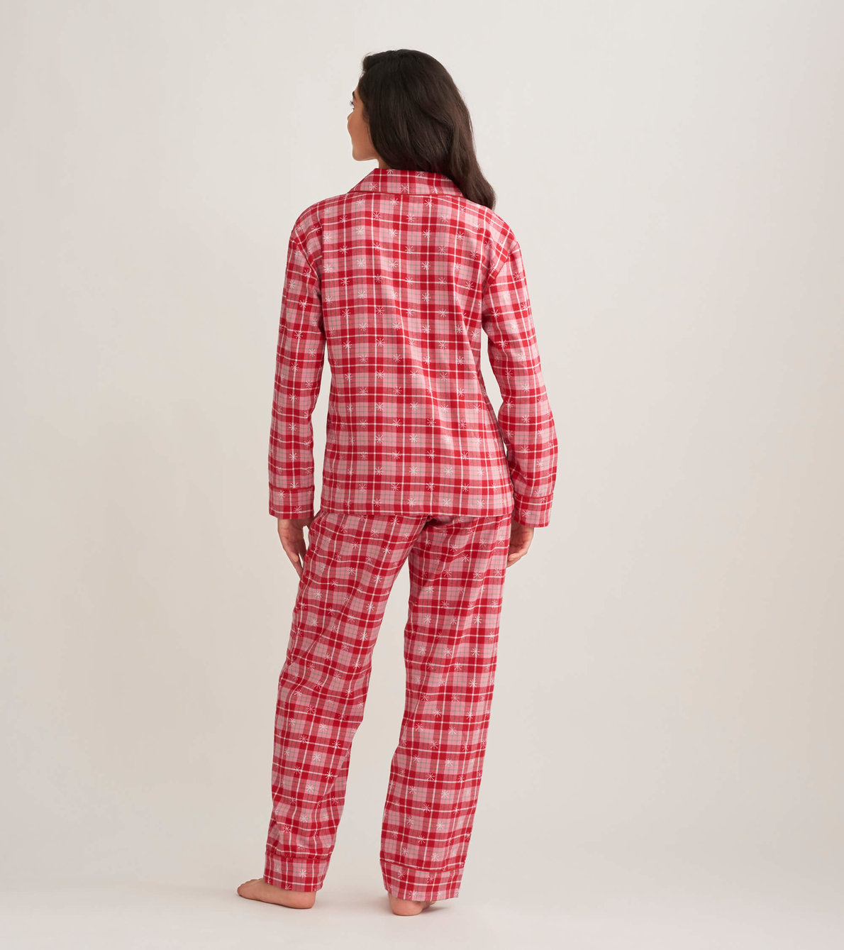 View larger image of Retro Christmas Plaid Women's Flannel Pajama Set