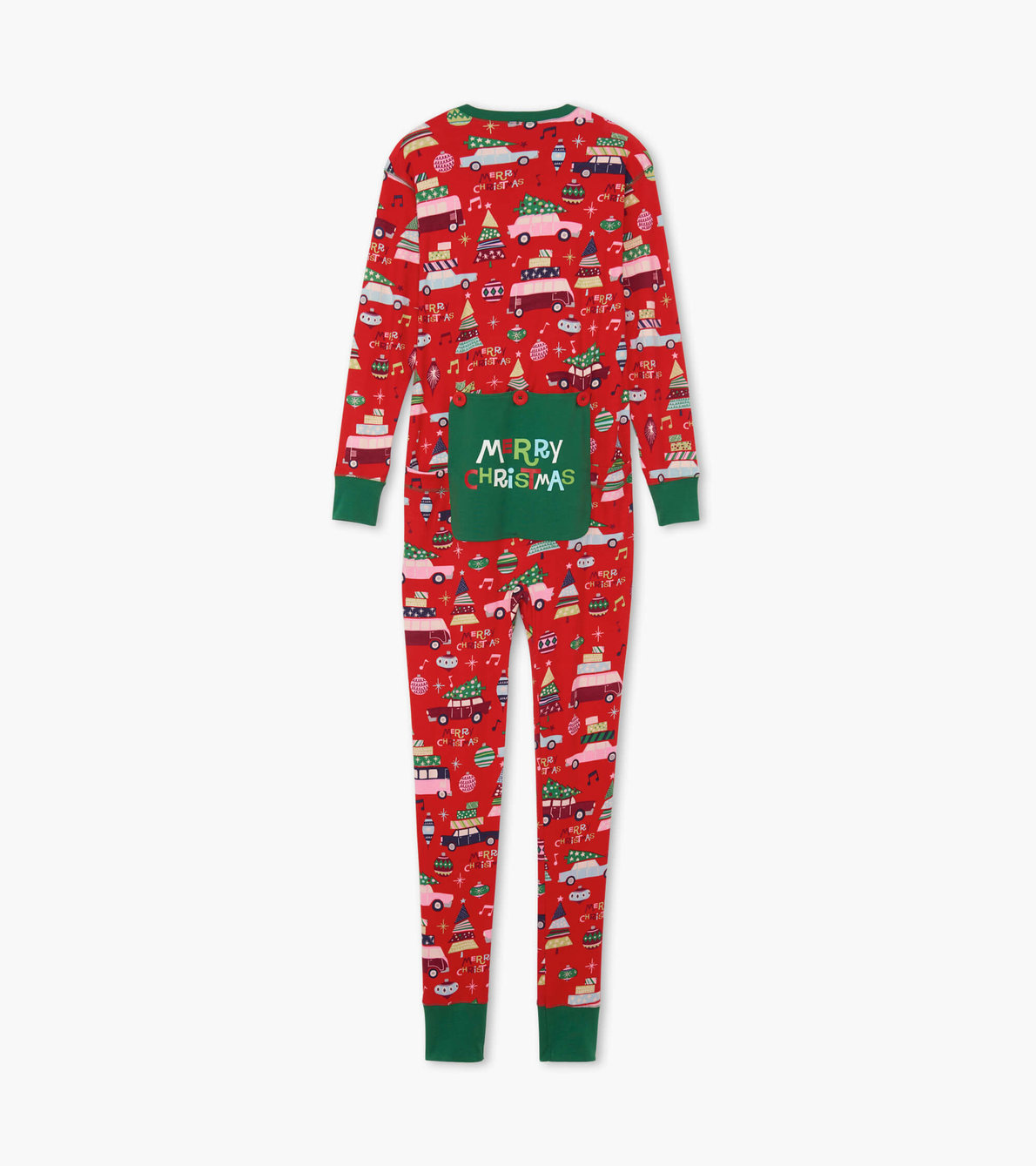 View larger image of Retro Festive Red Adult Union Suit
