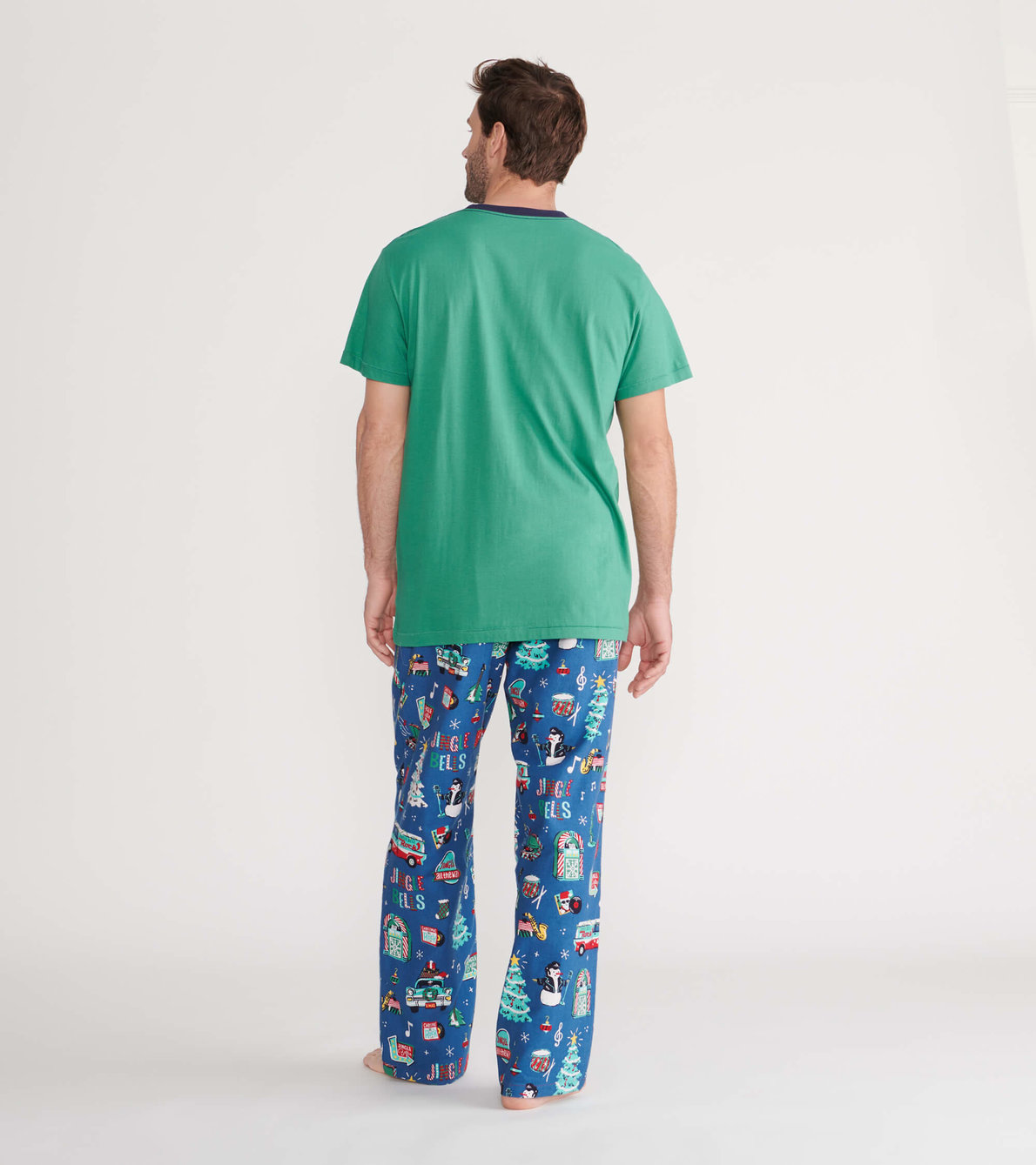 Agrandir l'image de Pantalon de pyjama pour homme – Noël musical