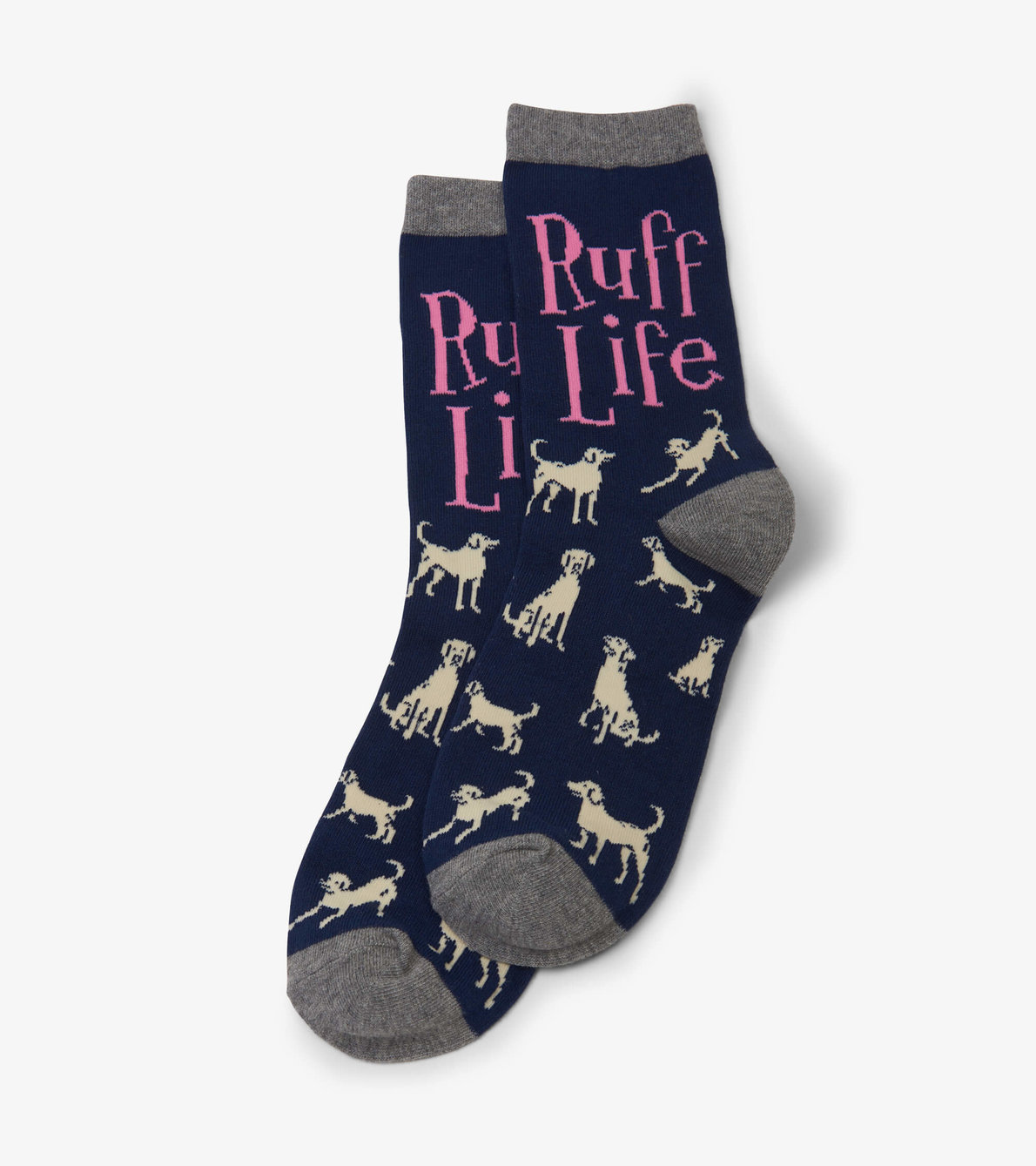 Agrandir l'image de Chaussettes pour femme – Chien « Ruff Life »