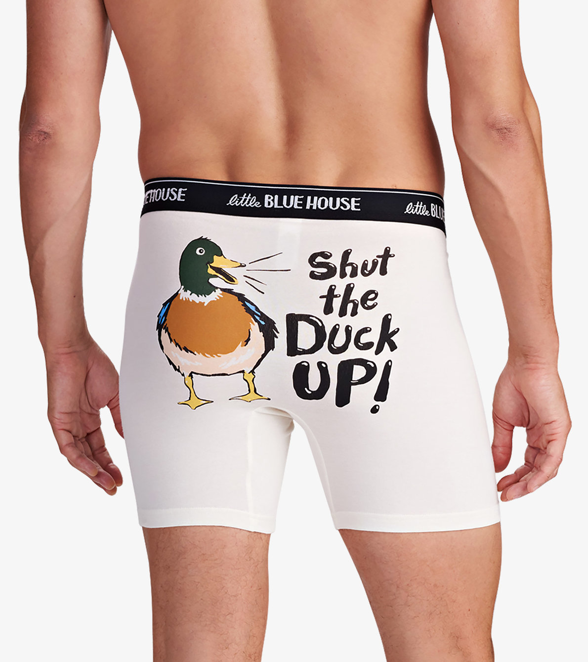 Agrandir l'image de Caleçon pour homme – Canard « Shut the Duck up! »