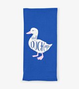 Shut The Duck Up Tea Towel