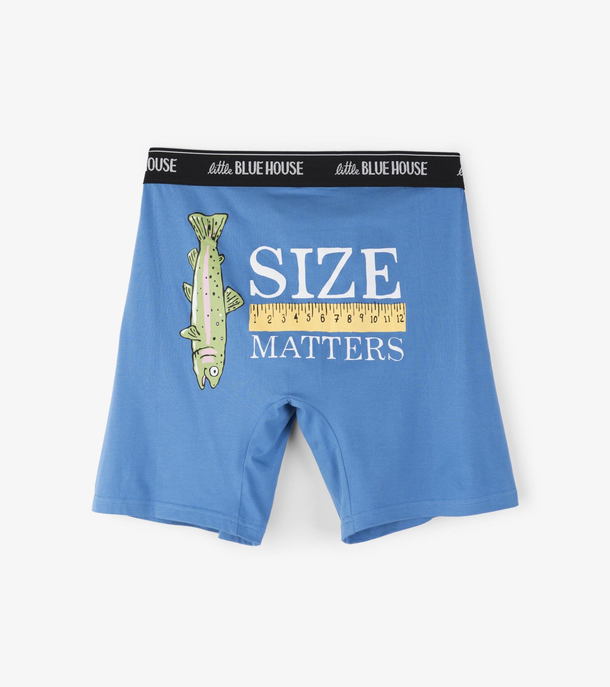 Size Matters Men's Boxer Briefs - Little Blue House US