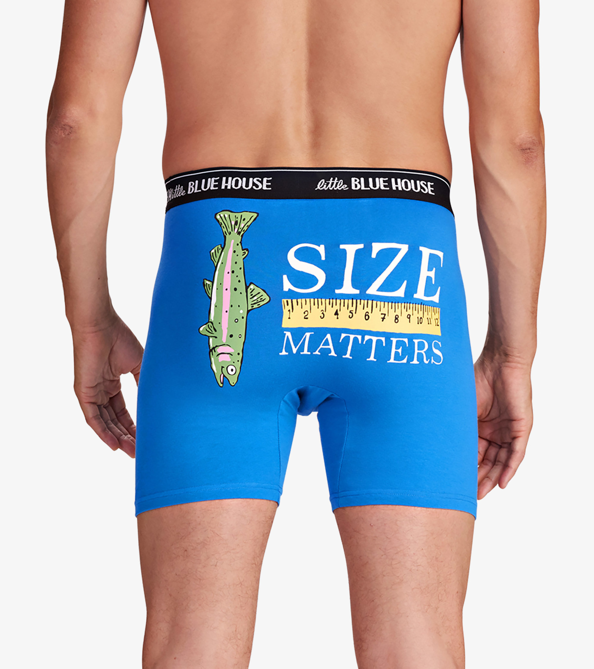 Size Matters Men's Boxer Briefs - Little Blue House CA