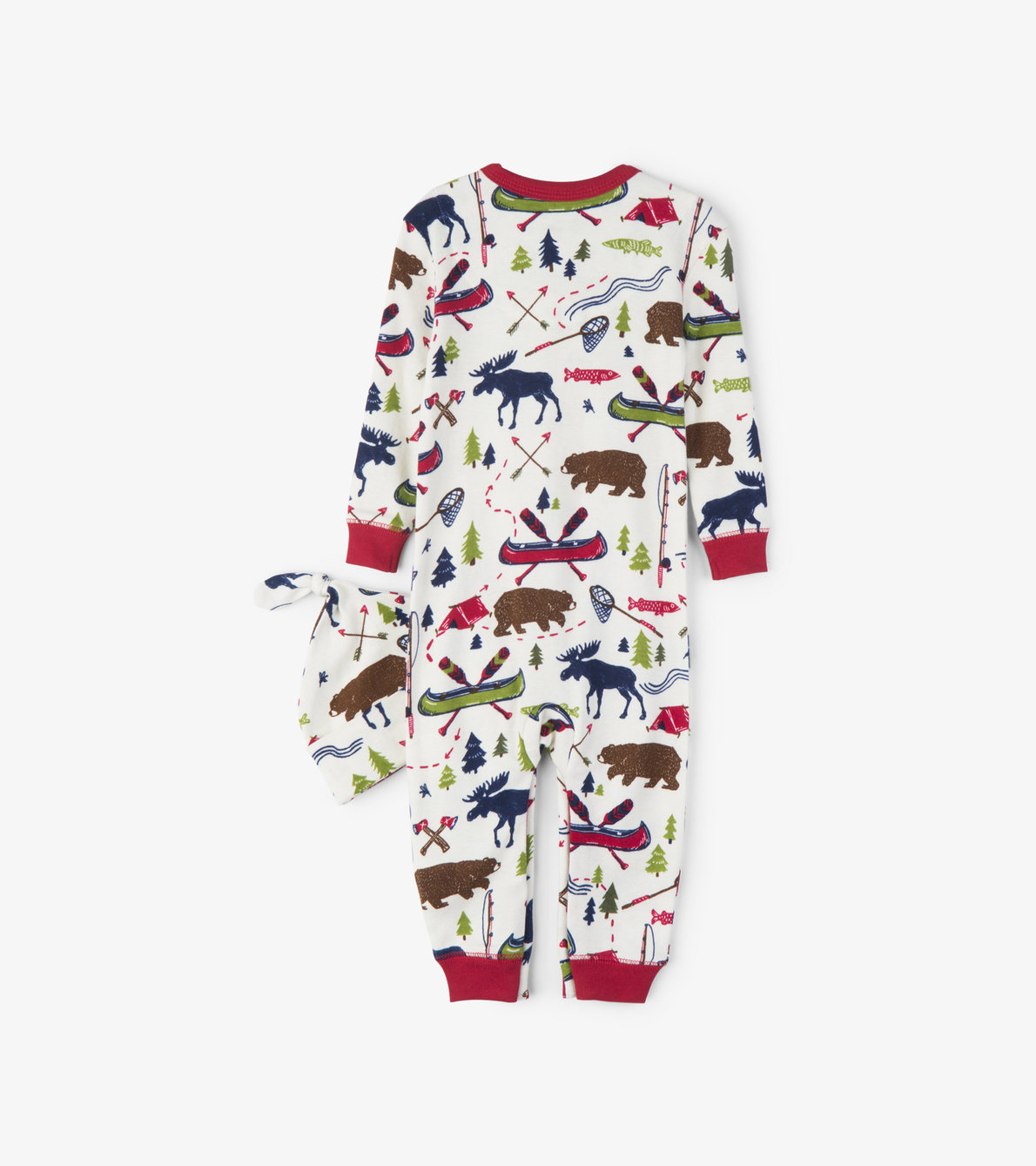 View larger image of Sketch Country Baby Coverall with Hat