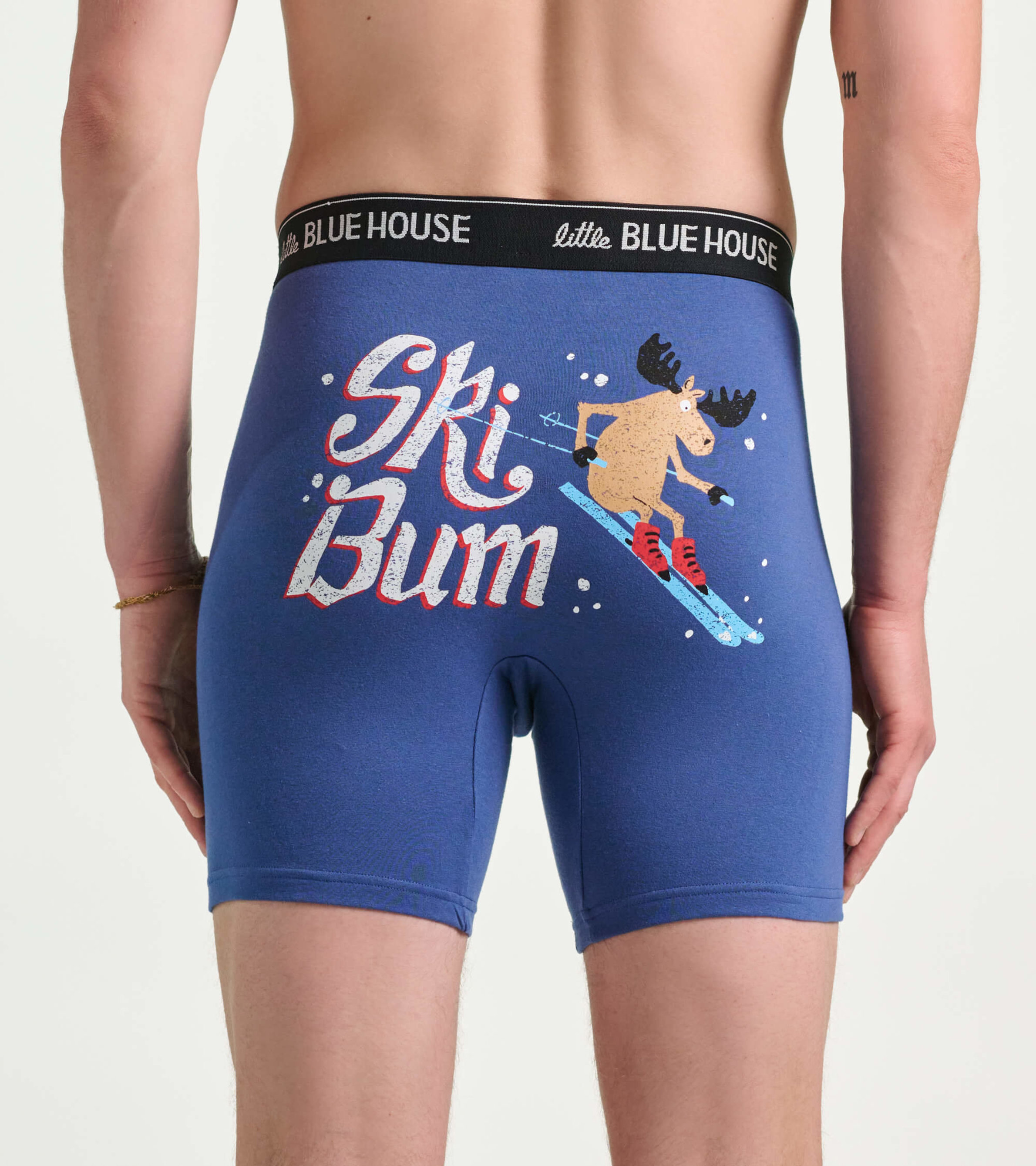 Ski Bum Men's Boxer Briefs - Little Blue House US