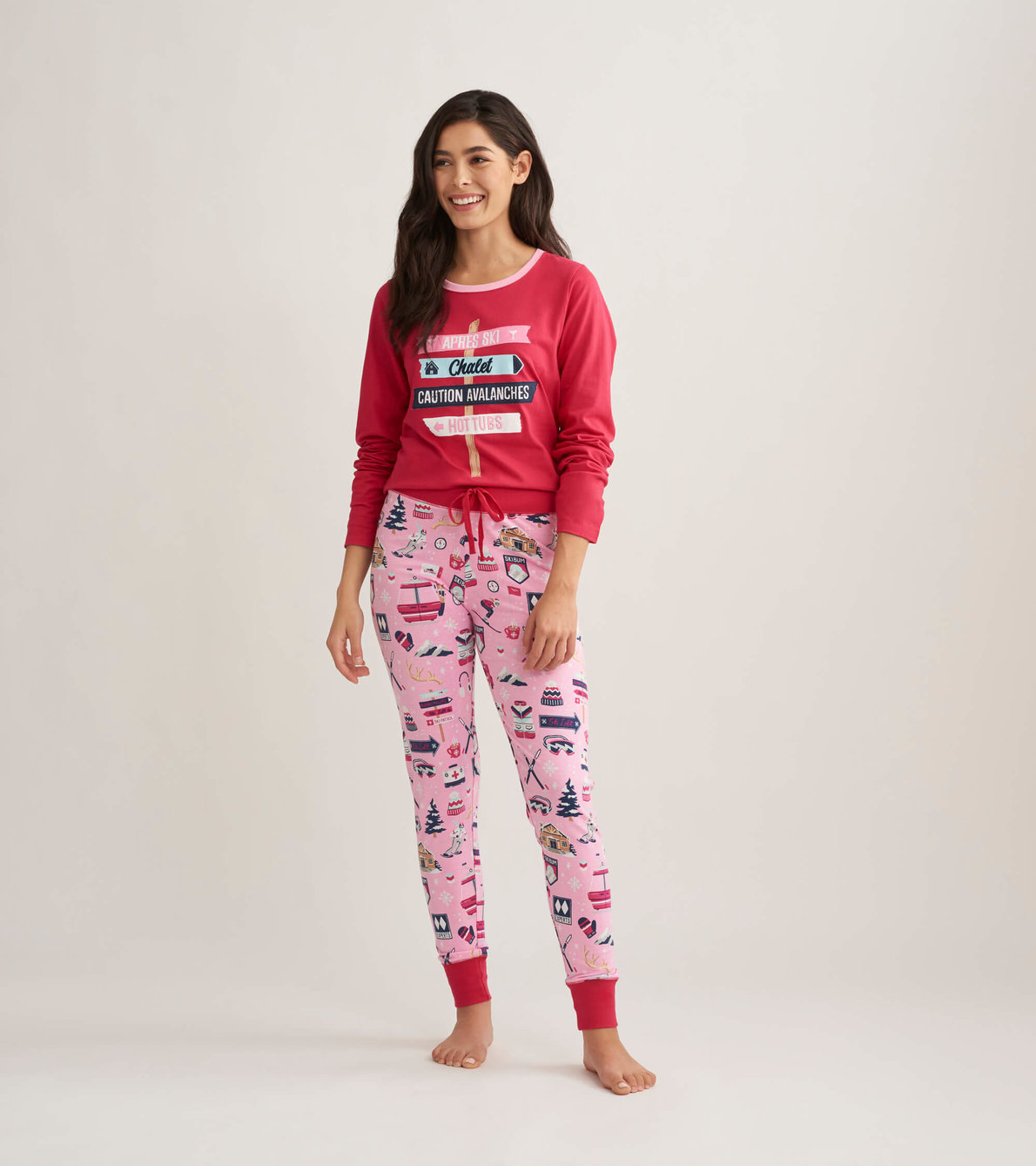 View larger image of Ski Holiday Women's Long Sleeve Pajama Tee