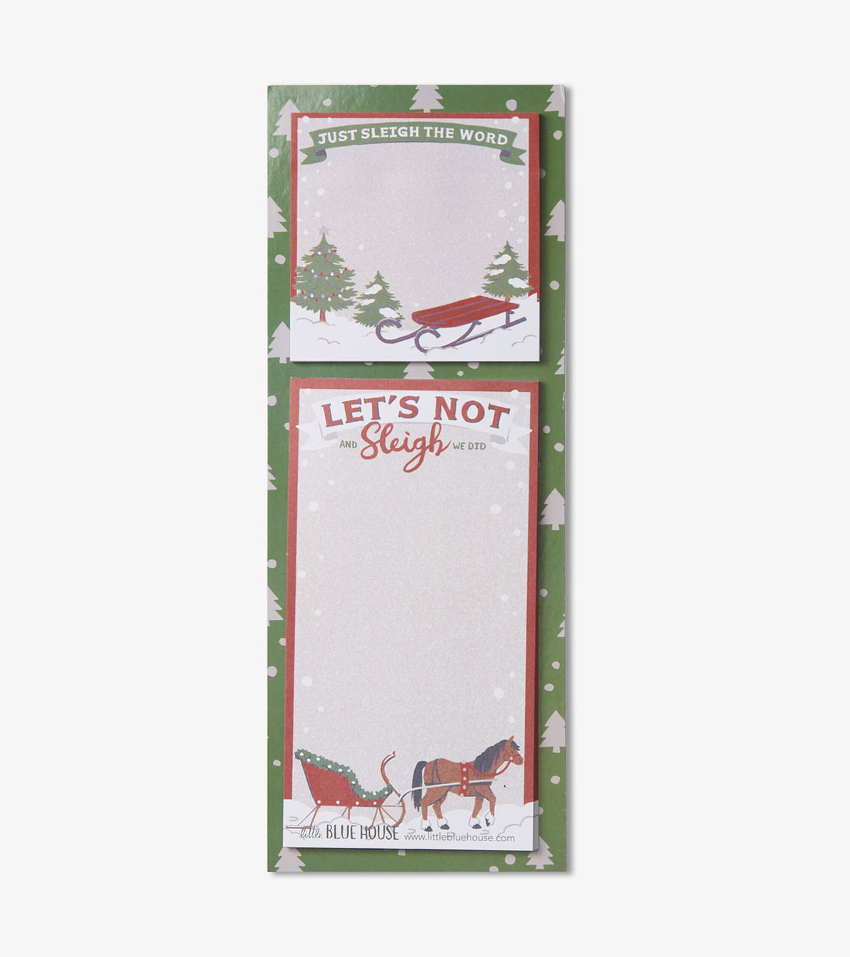 View larger image of Sleigh The Word Two Note Magnetic List