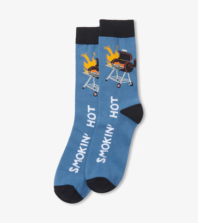 Chaussettes pour homme – Barbecue « Smokin’ Hot »
