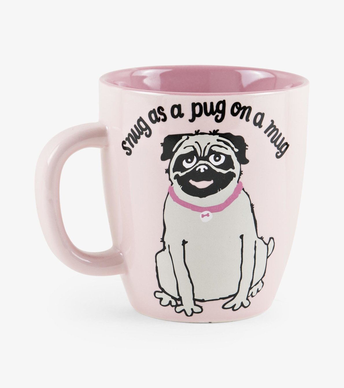 View larger image of Snug As A Pug Curved Ceramic Mug