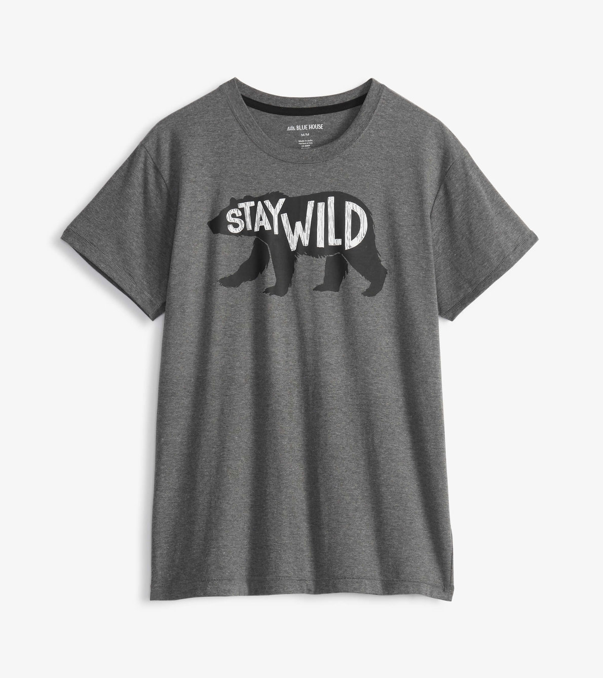 Agrandir l'image de T-shirt pour homme – Ours « Stay Wild »