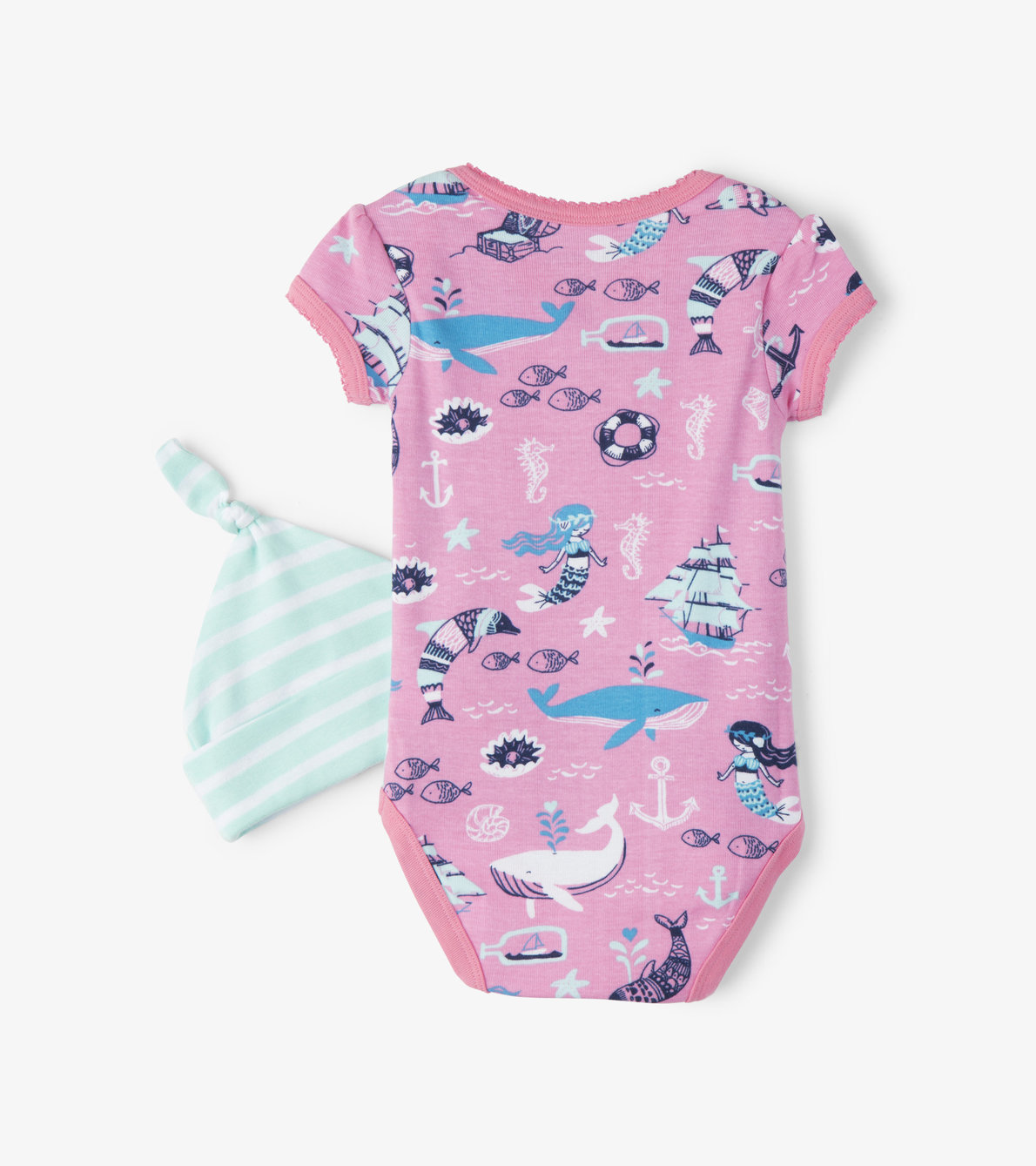 View larger image of Sweet Mermaid Baby Bodysuit with Hat