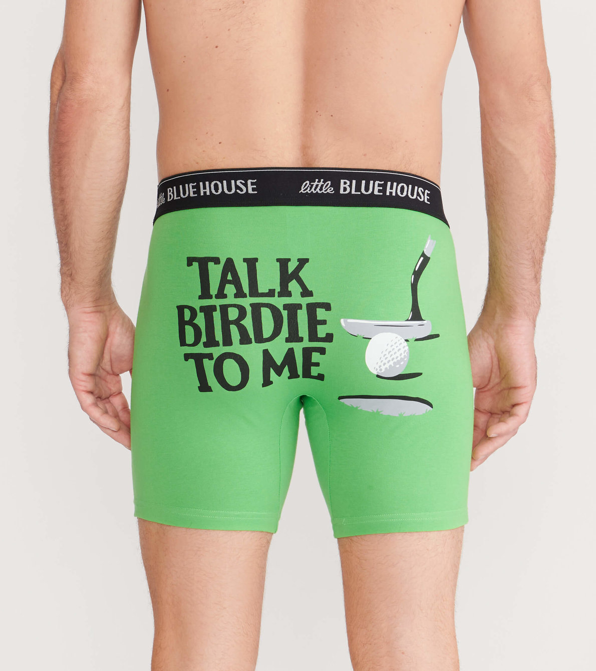 Agrandir l'image de Caleçon boxeur pour homme – Golf « Talk Birdy To Me »