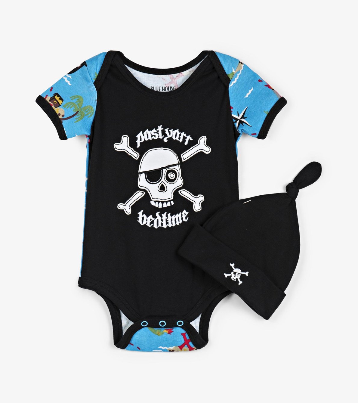 View larger image of Treasure Island Baby Bodysuit with Hat