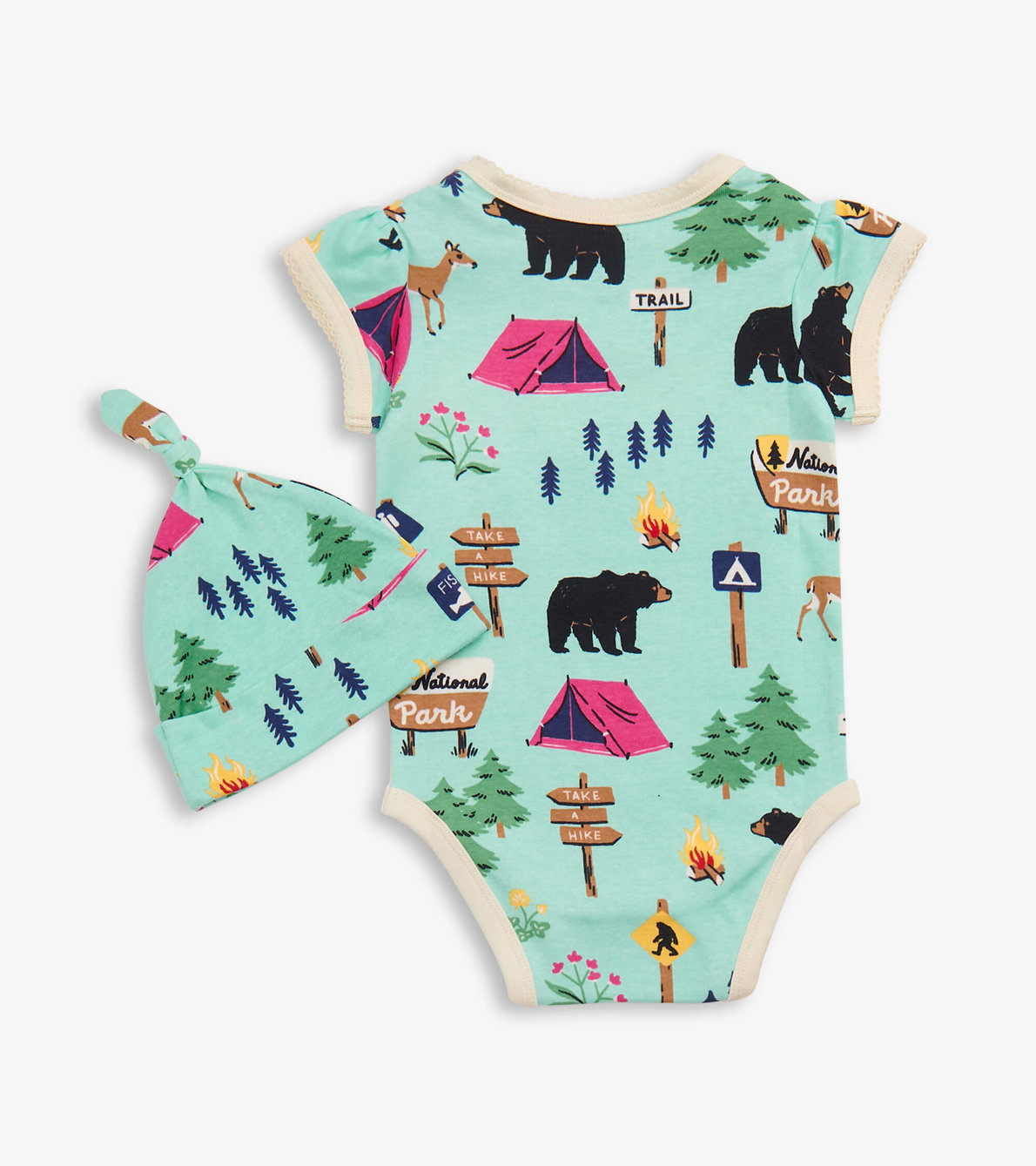 View larger image of Tree Hugger Baby Bodysuit With Hat